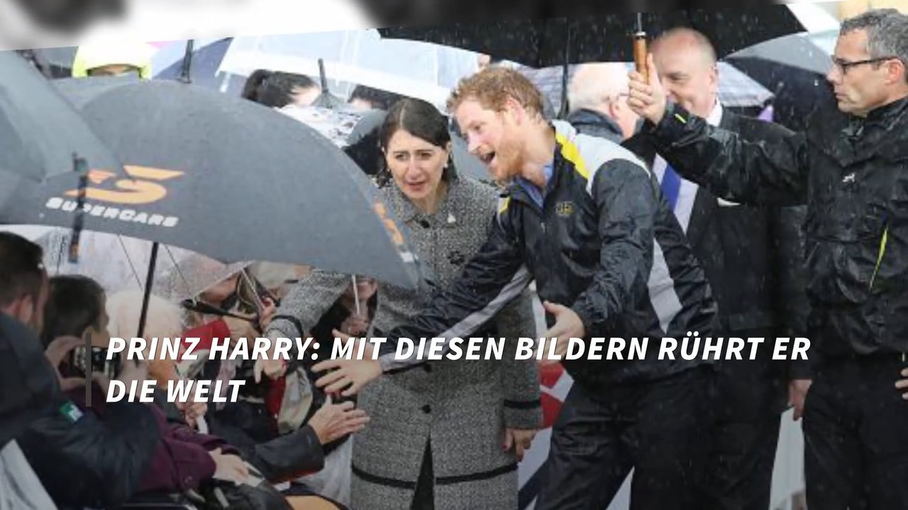 Prinz Harry: Diese rührenden Bilder gehen um die Welt