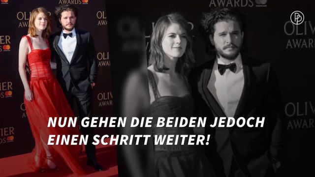„Game of Thrones“-Stars Kit Harington und Rose Leslie gehen einen Schritt weiter