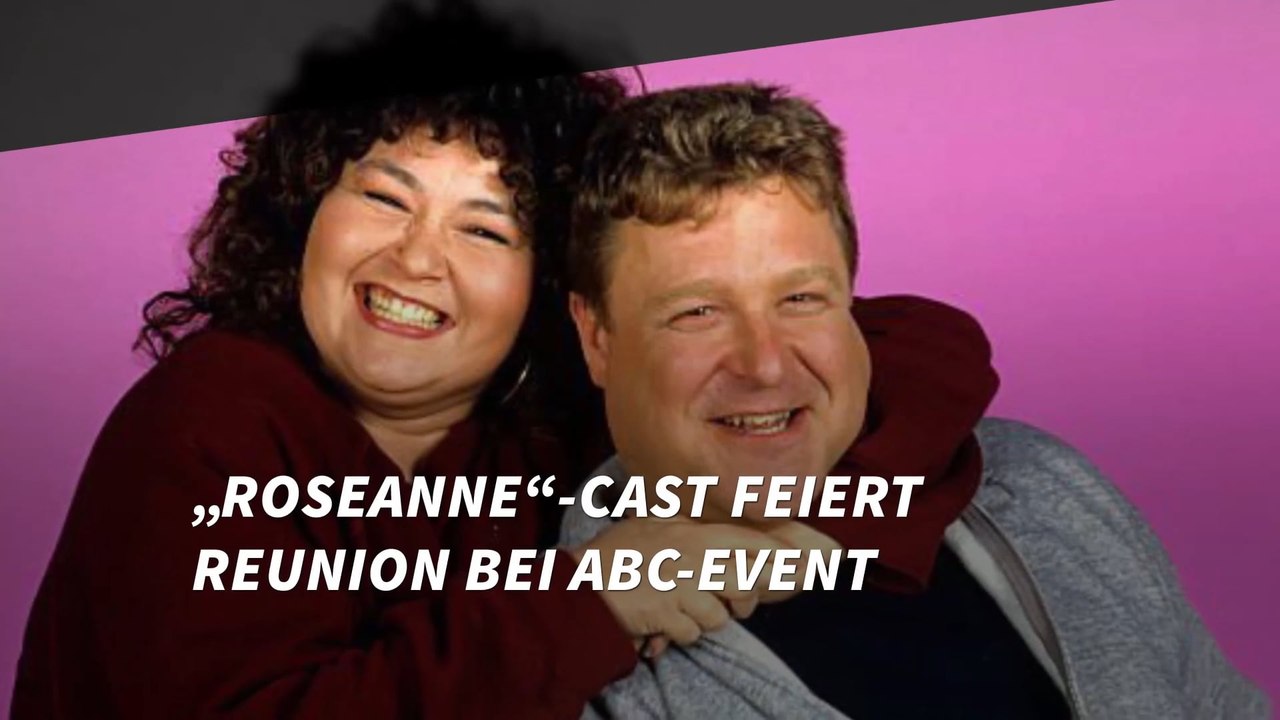„Roseanne“-Cast feiert Reunion bei ABC-Event