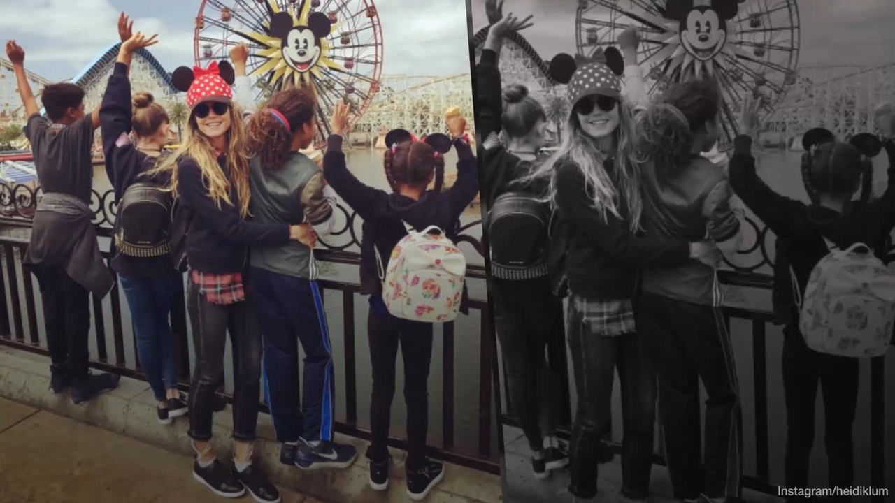 Seltene Einblicke: Heidi Klum postet Bilder mit ihren Kindern