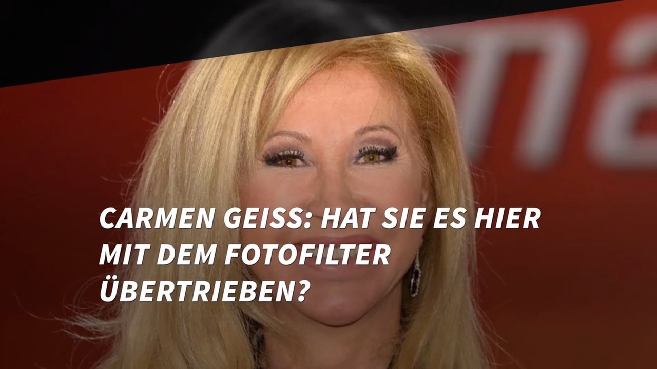 Carmen Geiss: Hat sie es hier mit dem Fotofilter übertrieben?