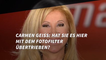 Carmen Geiss: Hat sie es hier mit dem Fotofilter übertrieben?