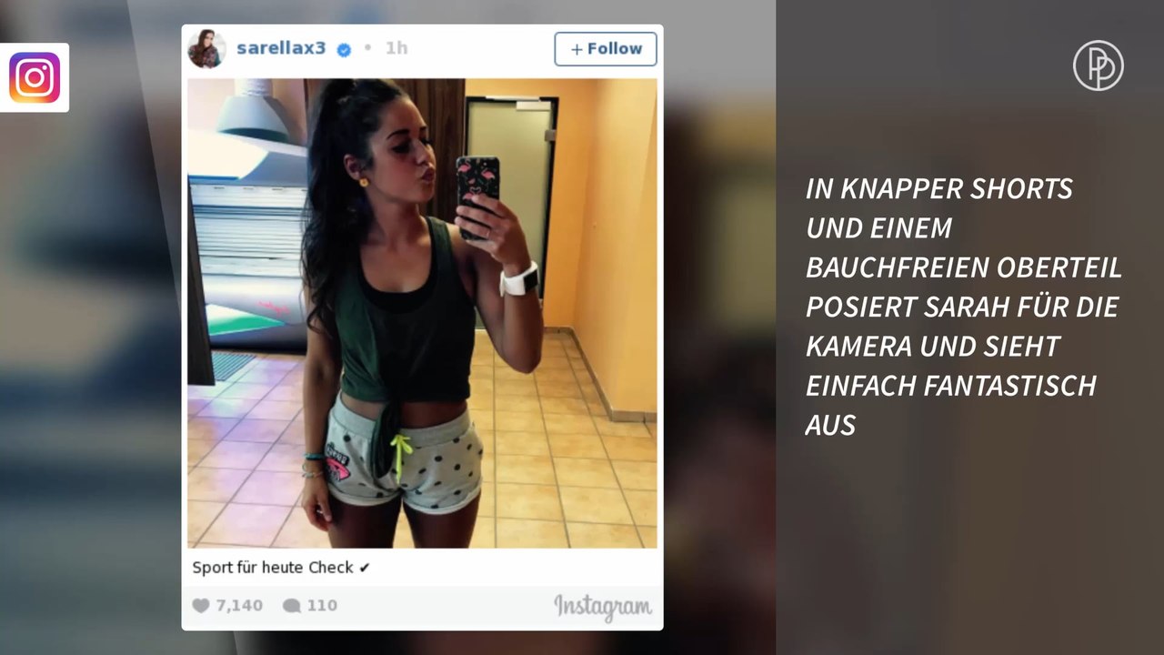 Sarah Lombardi: Sportlich unterwegs in knappen Shorts