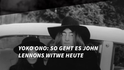 Yoko Ono: So geht es John Lennons Witwe heute