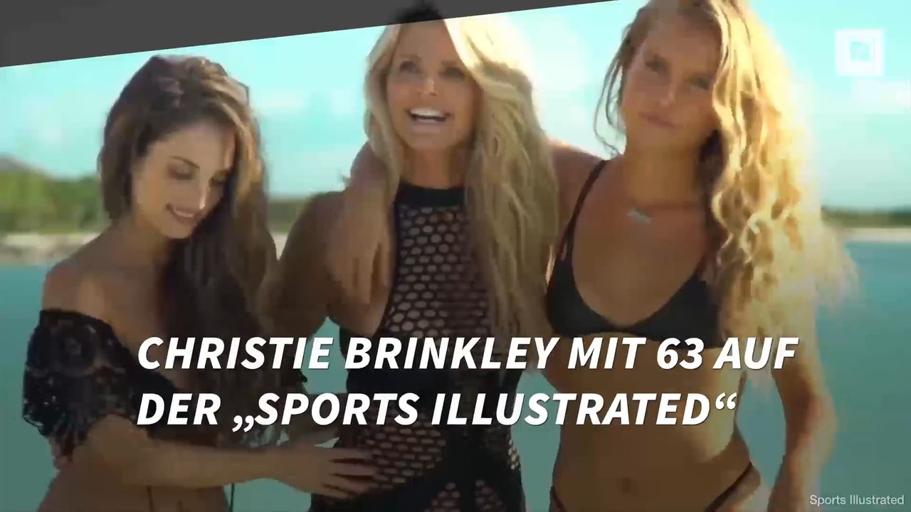 Christie brinkley mit 63 auf dem cover der „sports illustrated“