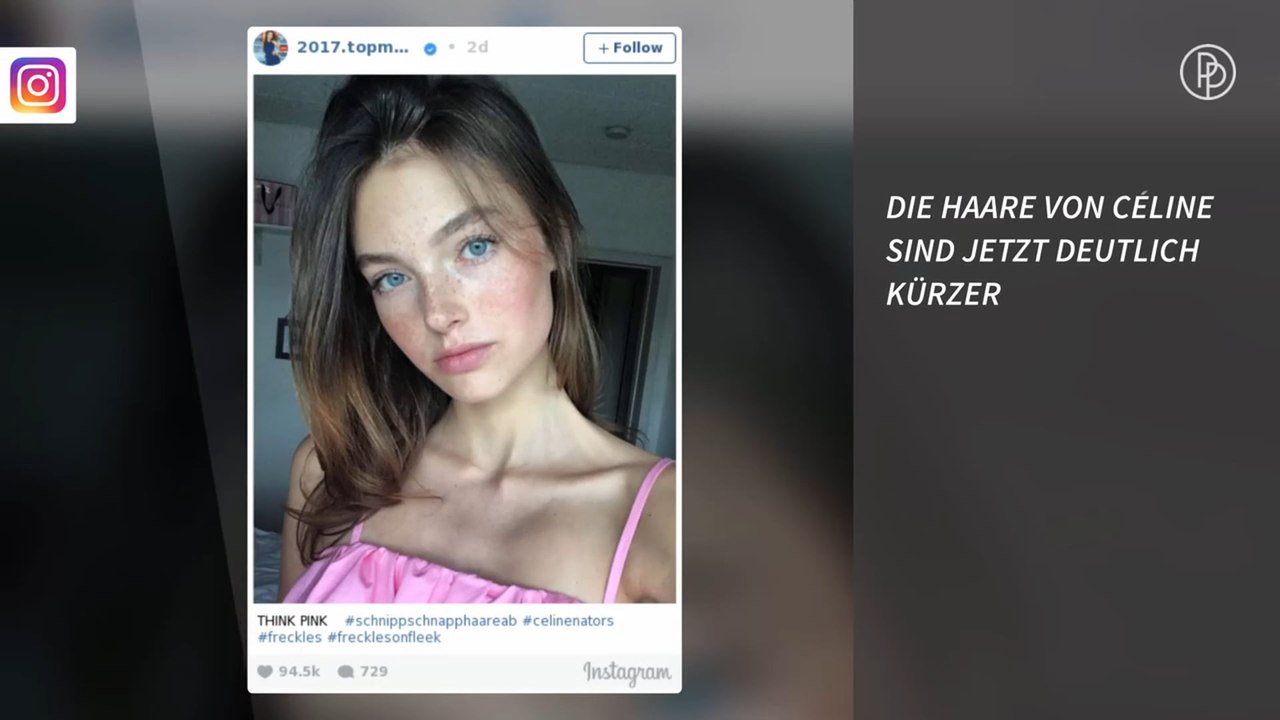 GNTM-Gewinnerin Céline überrascht mit neuer Frisur