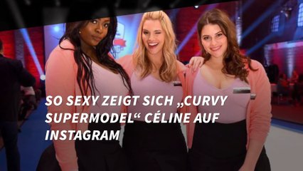 So sexy zeigt sich „Curvy Supermodel“ Céline auf Instagram