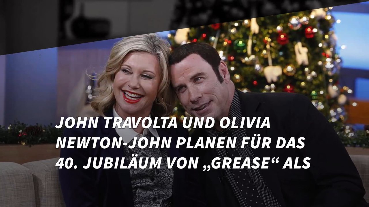 „Grease“-Stars John Travolta und Olivia Newton-John reden über eine Reunion