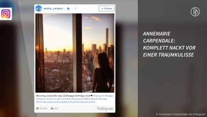 Annemarie Carpendale: Komplett nackt vor einer Traumkulisse