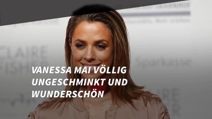Vanessa Mai völlig ungeschminkt und wunderschön