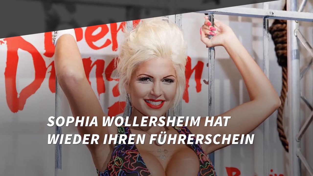 Sophia Wollersheim hat ihren Führerschein wieder!