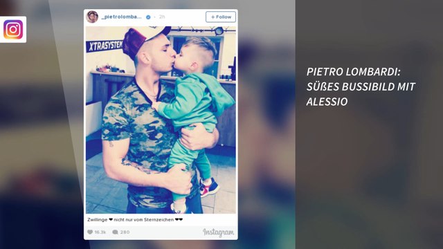 Pietro Lombardi: Süßes Bussibild mit Alessio