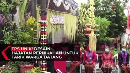 TPS Unik, Didesain Layaknya Hajatan Pernikahan