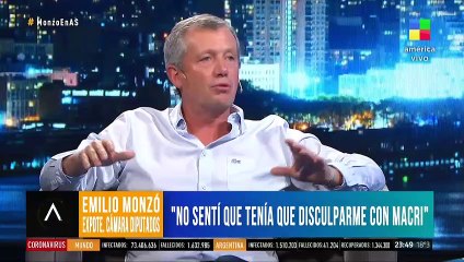 Emilio Monzó: "La relación con Macri no terminó de la mejor manera"