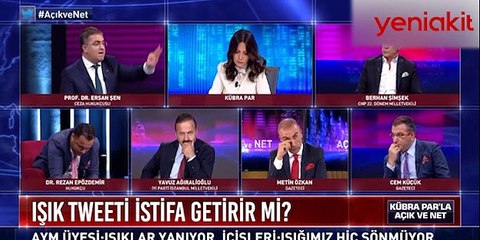 Canlı yayında darbe tartışması