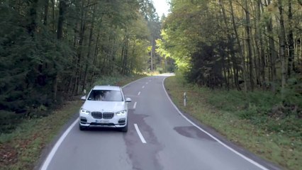 The new BMW X5 PHEV Drone Shots - Driving Video