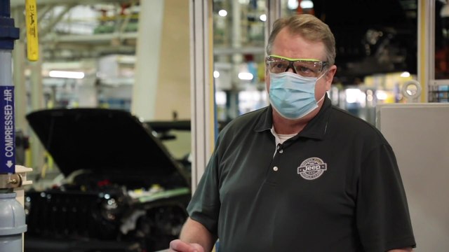 First Jeep® Wrangler 4xe Rolls Off the Line - Chuck Padden, Plant manager