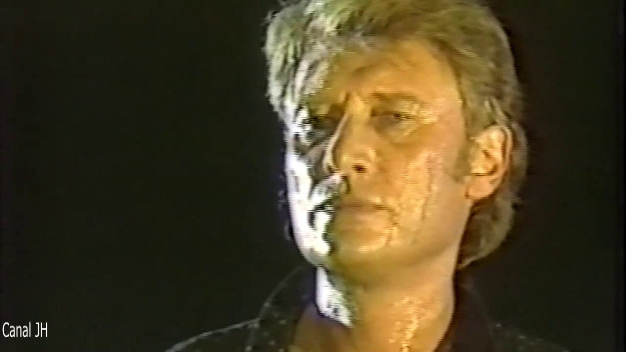 Johnny Hallyday "Je te promets" répétitions Bercy - 1987