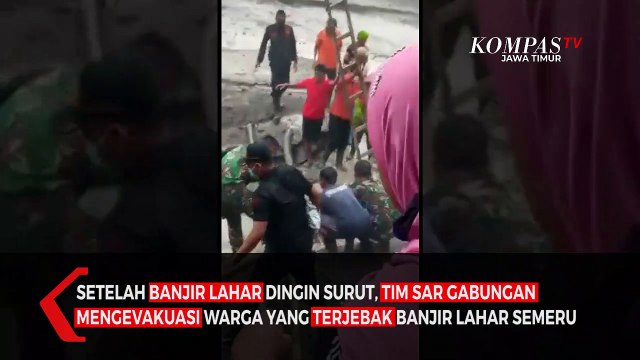Dramatis, Evakuasi 7 Warga Terjebak Lahar Semeru