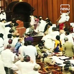 High Drama In Karnataka Assembly As Congressmen Drag Dy. Chairman From Seat