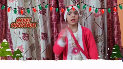 Christmas song for kids/santa song/santa ke sang christmas