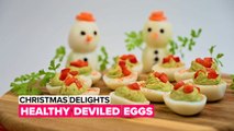 Christmas delights: Healthy deviled eggs