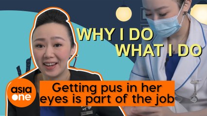 Why I Do What I Do: Getting pus in her eyes is part of the job