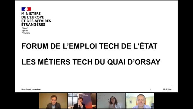 Quels sont les métiers tech du ministère de l'Europe et des Affaires étrangères ?