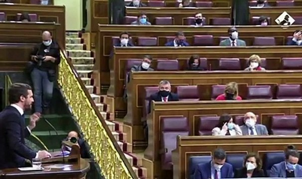 Casado y Lastra se enfrentan en el Congreso tras afirmar el líder popular que esto no es un estado de alarma, es una alarma de estado