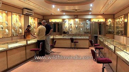 Traditional Rajasthani jewellery on display in Jaipur