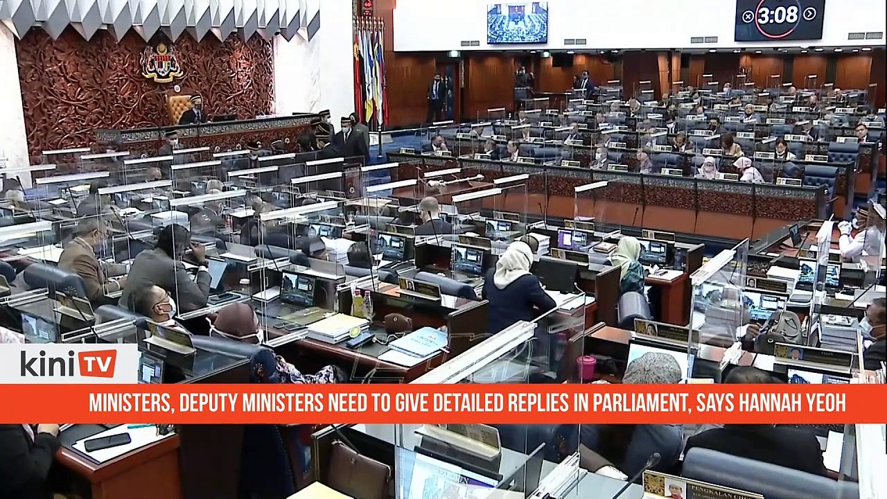 Ministers, deputy ministers need to give detailed replies in Parliament, says Hannah Yeoh