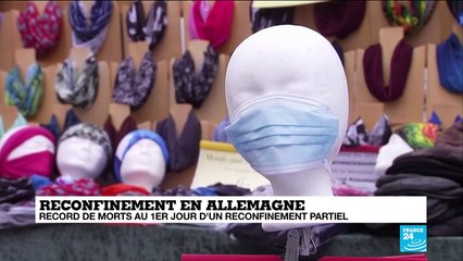 Reconfinement en Allemagne : les commerces et écoles ferment pour un mois