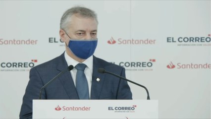 Urkullu ve "posible" un endurecimiento de las restricciones en Navidad