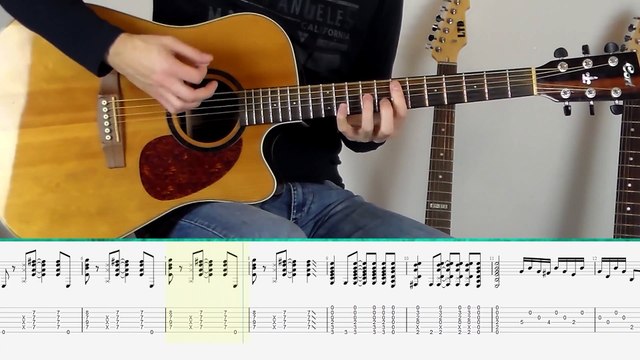 Bon Jovi - Livin' On A Prayer - Acoustic Version (Guitar Tutorial)