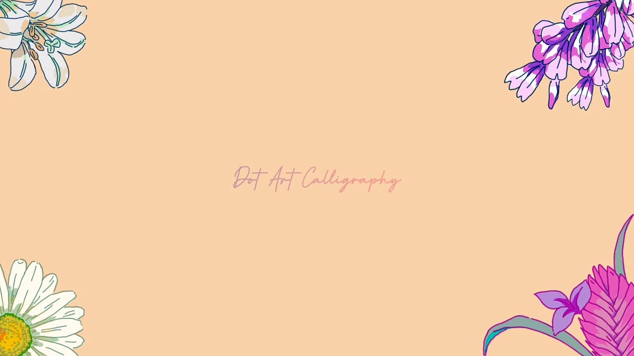 [Timelapse]- Dot Art Calligraphy - "Anirudth"