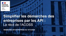 Présentation des API de l'ACOSS - Simplifier les démarches des entreprises avec API Entreprise