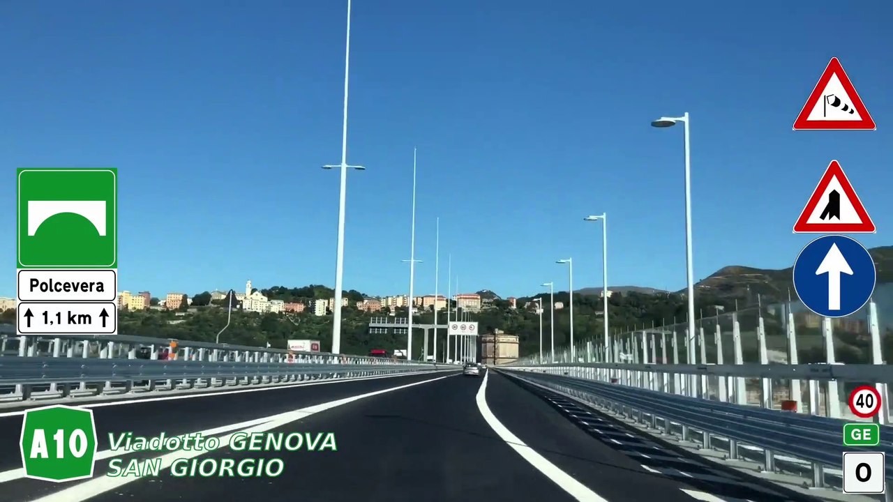 New GENOA Bridge | Nuovo Viadotto Polcevera - Ponte GENOVA San Giorgio