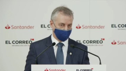 Urkullu: "Como responsable político y como ciudadano me voy a vacunar"