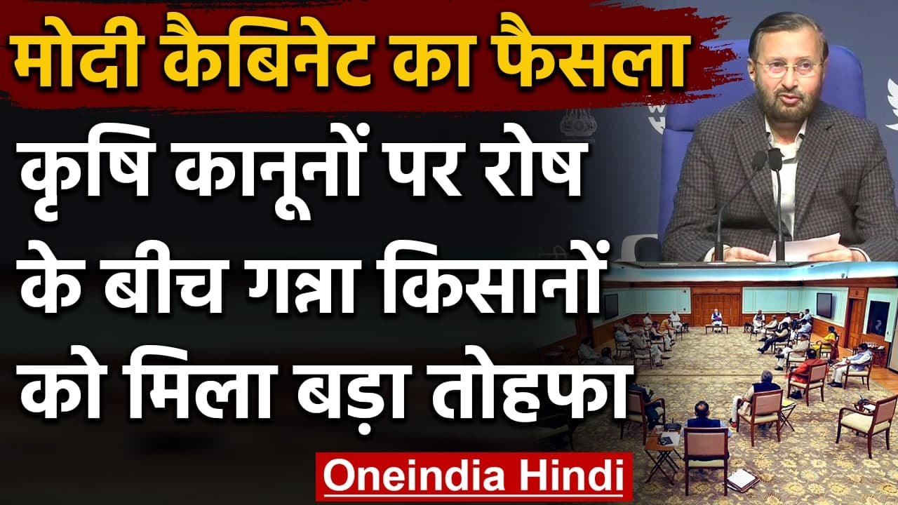 Modi Cabinet ने गन्ना किसानों को दी राहत, 60 लाख टन Sugar Export करने का फैसला  | वनइंडिया हिंदी