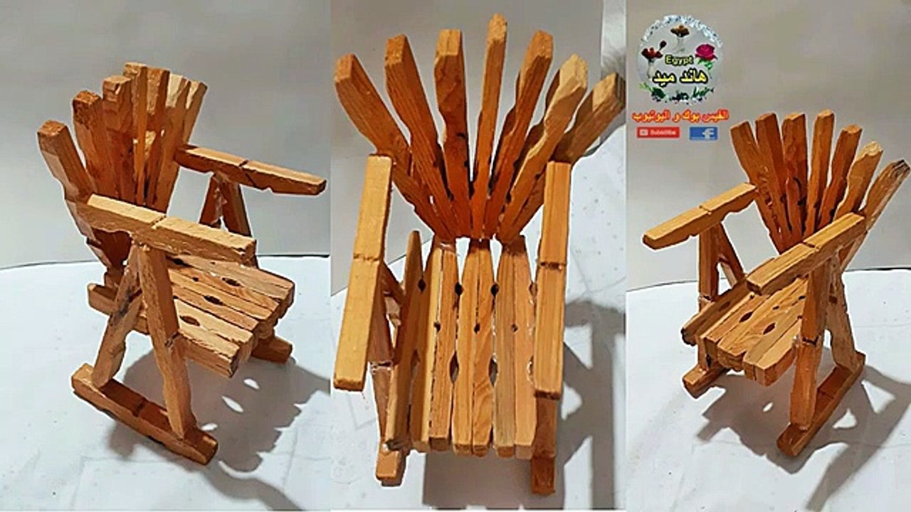recycling اعادة_تدوير من مشابك الغسيل القديمة