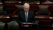 Senate majority leader Mitch McConnell acknowledges Biden-Harris victory