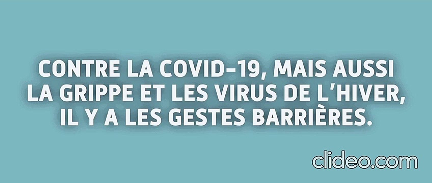 Contre la Covid-19 mais aussi contre la grippe, continuons d'appliquer les gestes barrières !_IN