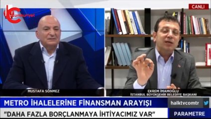 Ekrem İmamoğlu canlı yayın "Çok üzüldüm" diyerek duyurdu