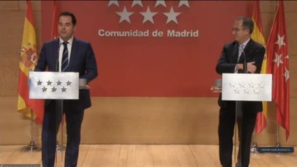 Aguado advierte que "si la curva sigue creciendo" este viernes podrían anunciarse nuevas medidas