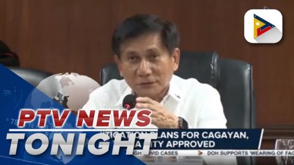 #PTVNewsTonight | Flood mitigation plans for Cagayan, Marikina City approved