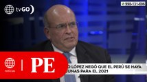 Mario López negó que el Perú se haya quedado sin vacunas contra covid para el 2021 | Primera Edición