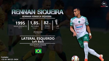Rennan Siqueira - Lateral Esquerdo / Left Back 95 (2020)