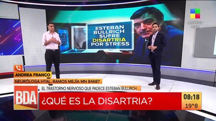 Esteban Bullrich reveló que tiene disartria