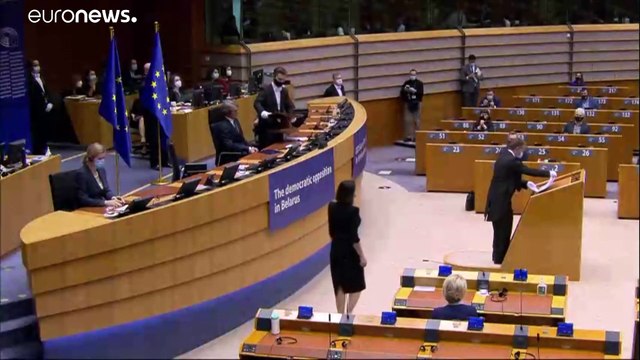 المعارضة البيلاروسية تيخانوفسكايا تتسلم جائزة ساخاروف لحقوق الإنسان