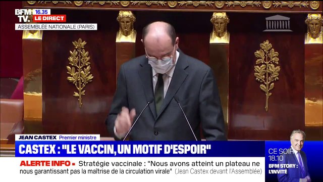 Jean Castex: La France a précommandé près de 200 millions de doses permettant de vacciner 100 millions de personnes